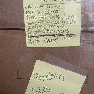 Mystery Boxes with Brand Name, NWT, and/or EUC Clothing items